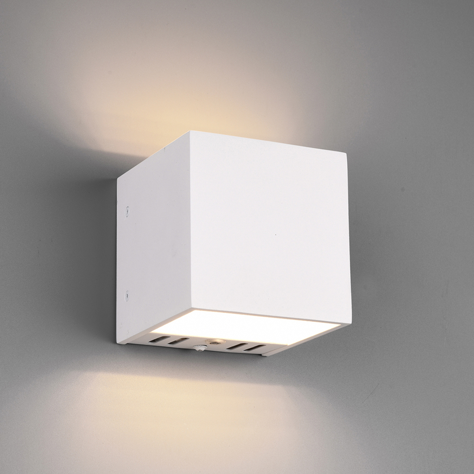 Trio WiZ Figo smart LED wall light, matt white