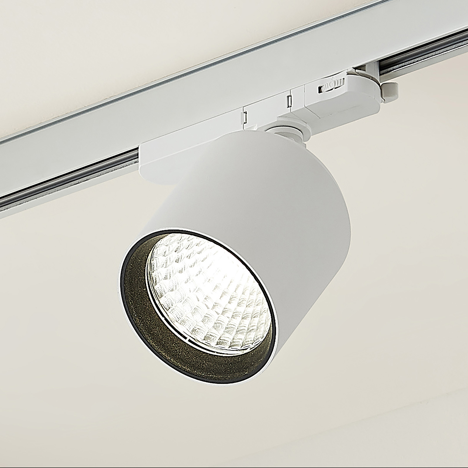Arcchio Candra LED-Schienenspot, weiß 26,5W 4.000K