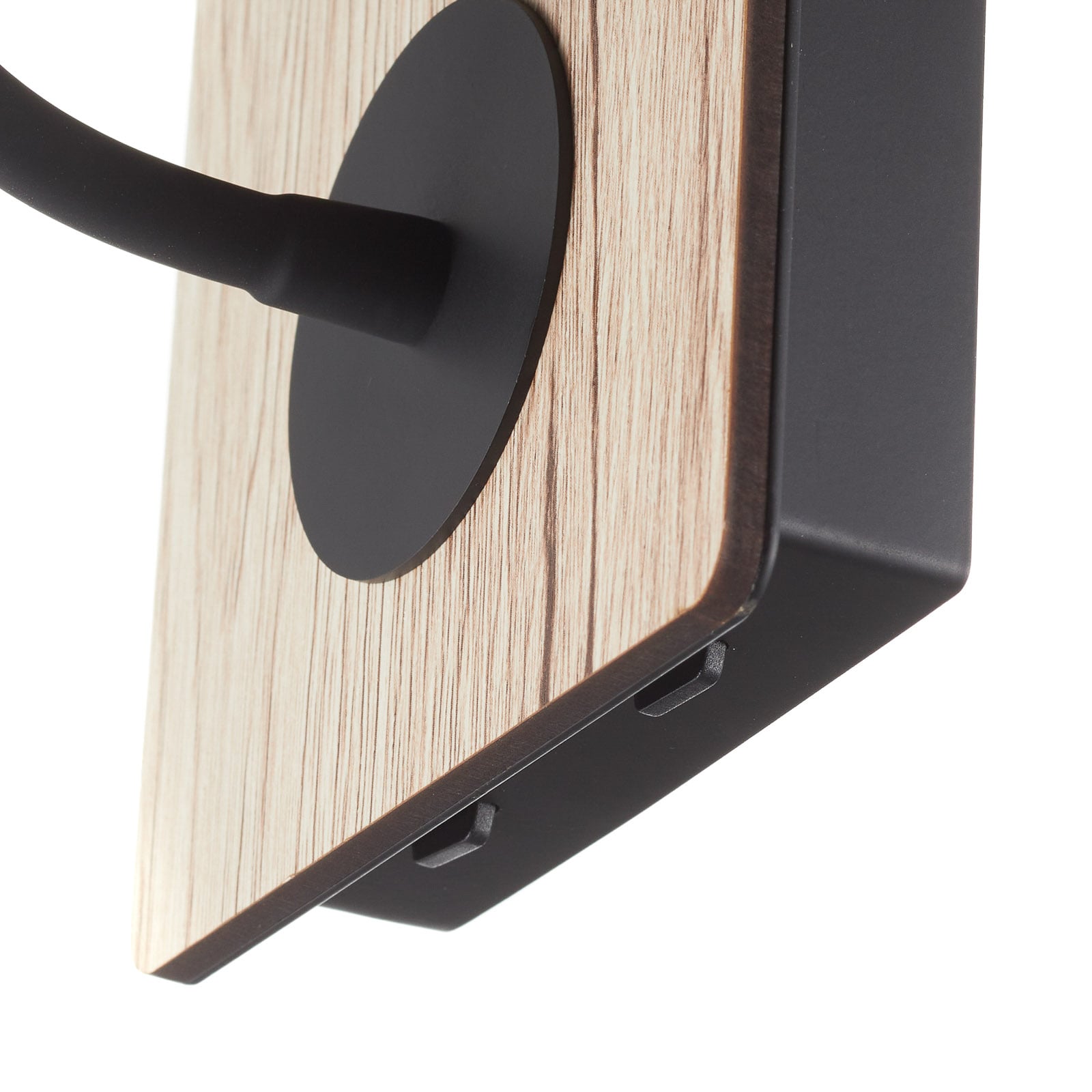 Mood wandlamp, indirect licht met leeslamp, zwart