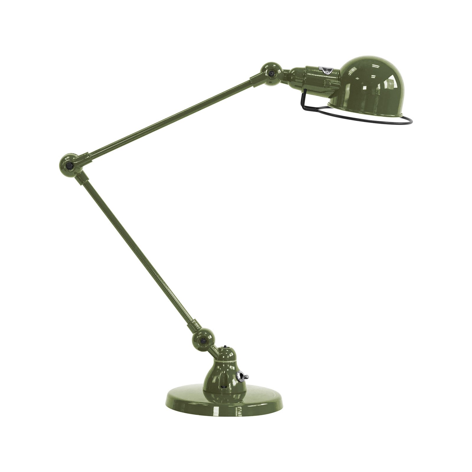 Jieldé Signal SI333 bordslampa med fot, olivgrön