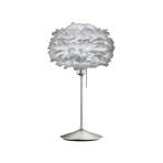 UMAGE Eos mini table lamp light grey/brushed steel