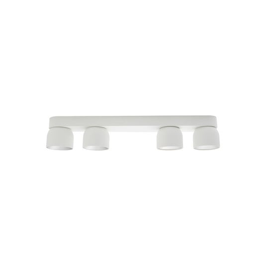 Downlight typu „Pitcher”, biały/srebrny, 4-punktowa, metalowy – Nordlux