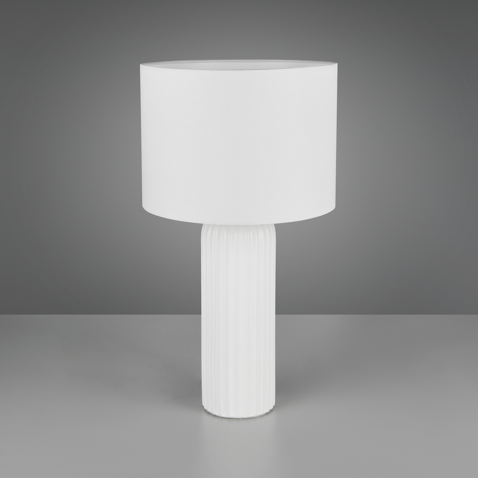 Laualamp Blair, kõrgus 51 cm, valge, E27, keraamika