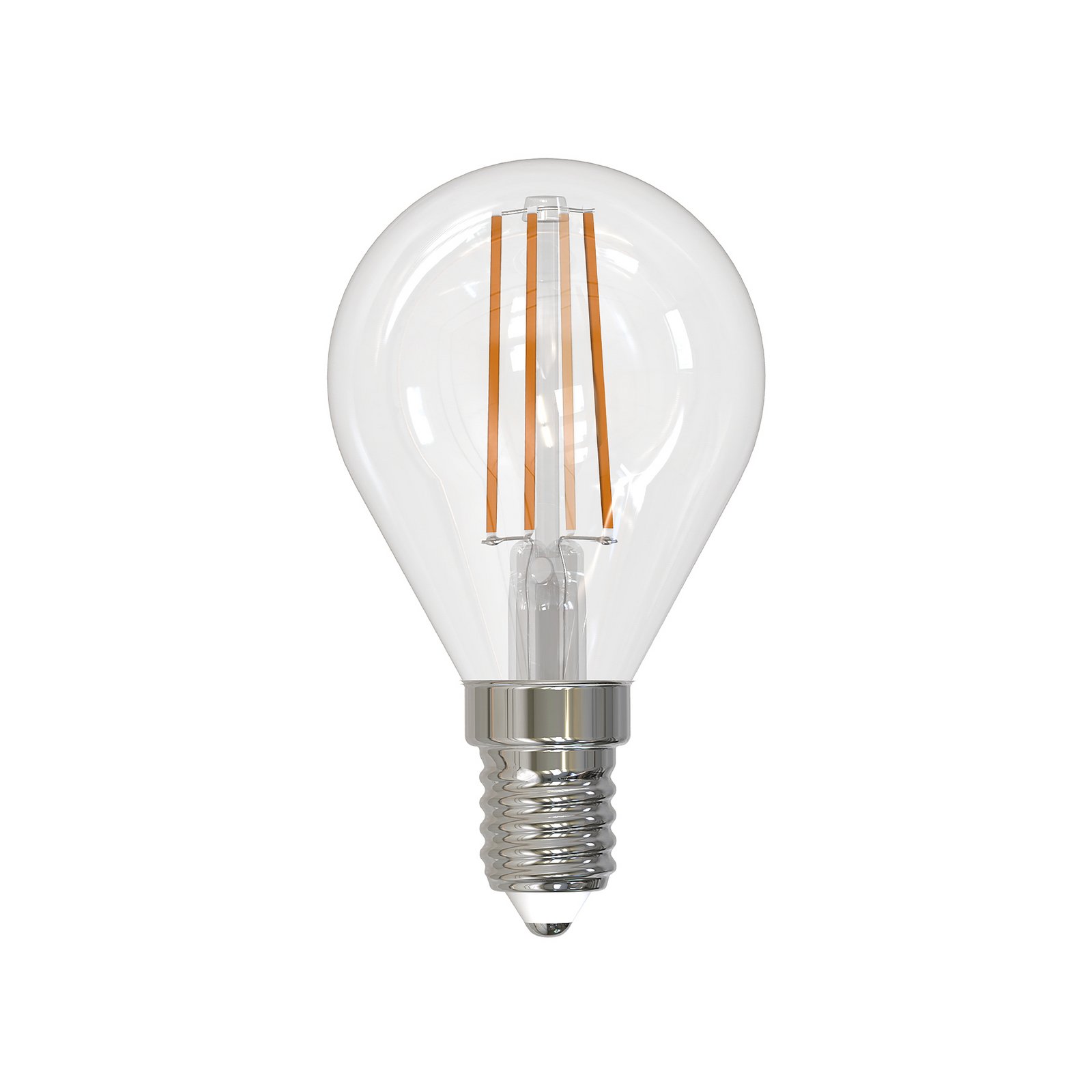 Bombilla LED filamento E14 4W 2700K gota dim 5 ud