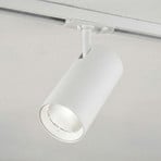Lindby LED-skinnespot Linaro, hvid, Ø 7 cm, aluminium, CCT
