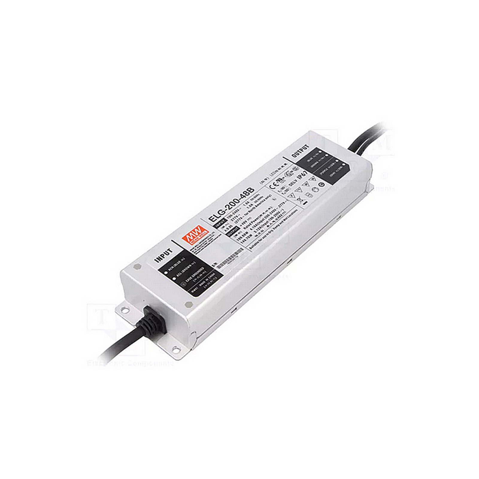 Ivela Transformateur 48 V, 200 W, intensité variable PWM
