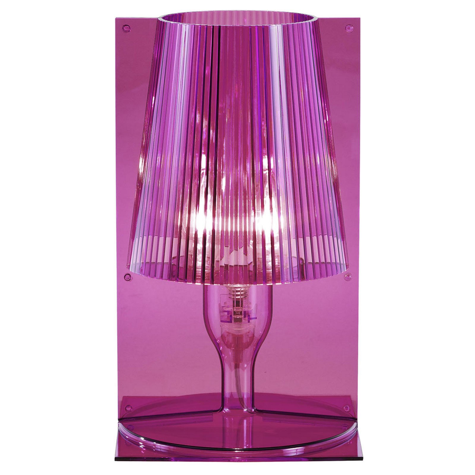 Kartell Take lampă de masă designer roz - Camera de zi / sufragerie - Plastic
