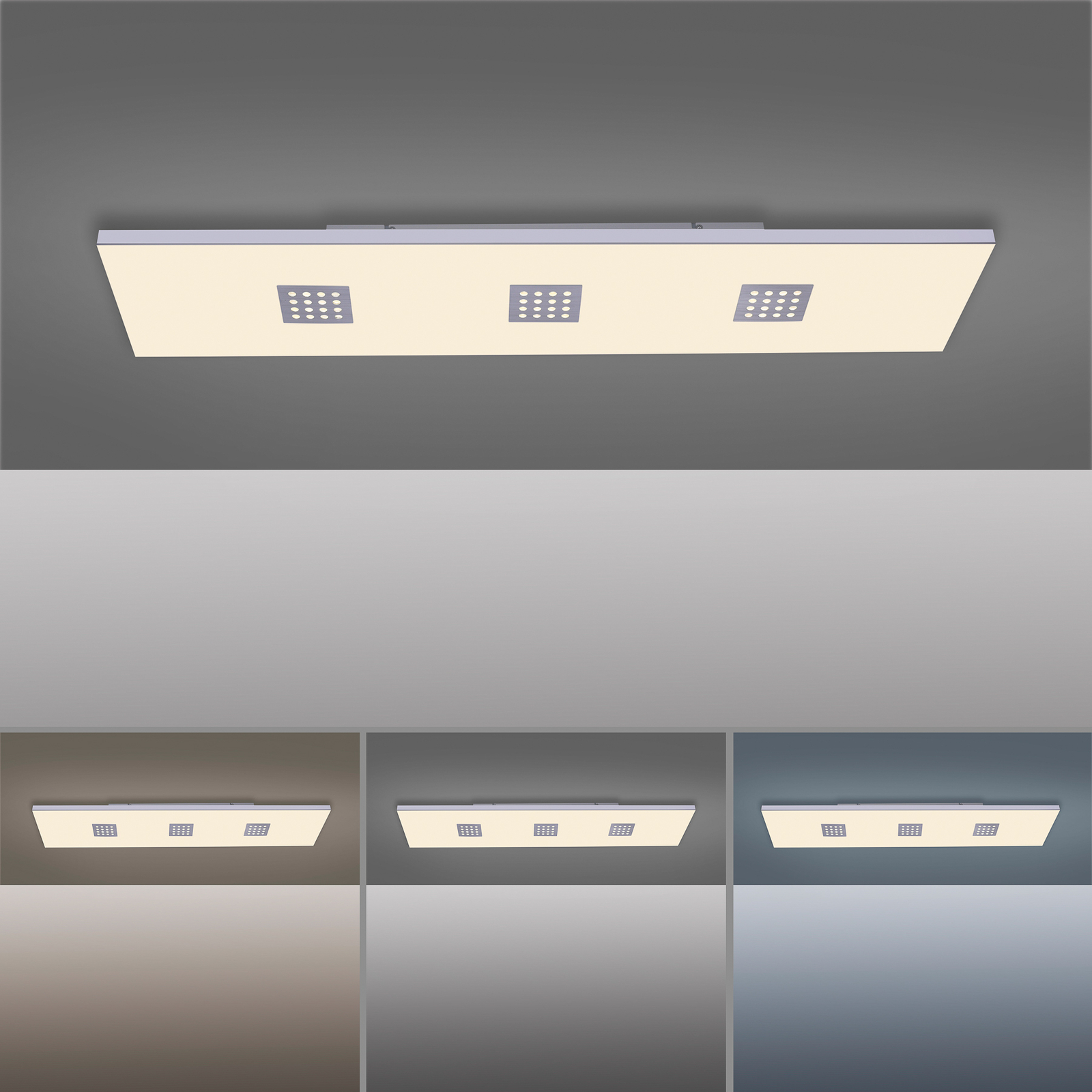 Paul Neuhaus Pure-Neo LED plafondlamp 120x30cm