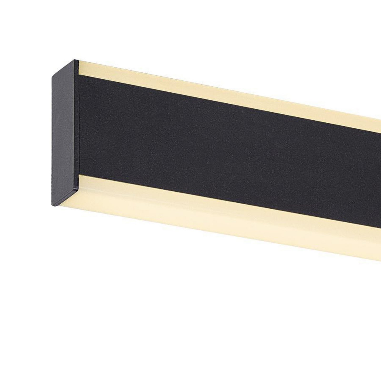 SLV Applique pour salle de bain LED One Linear, 52 cm, noir, CCT