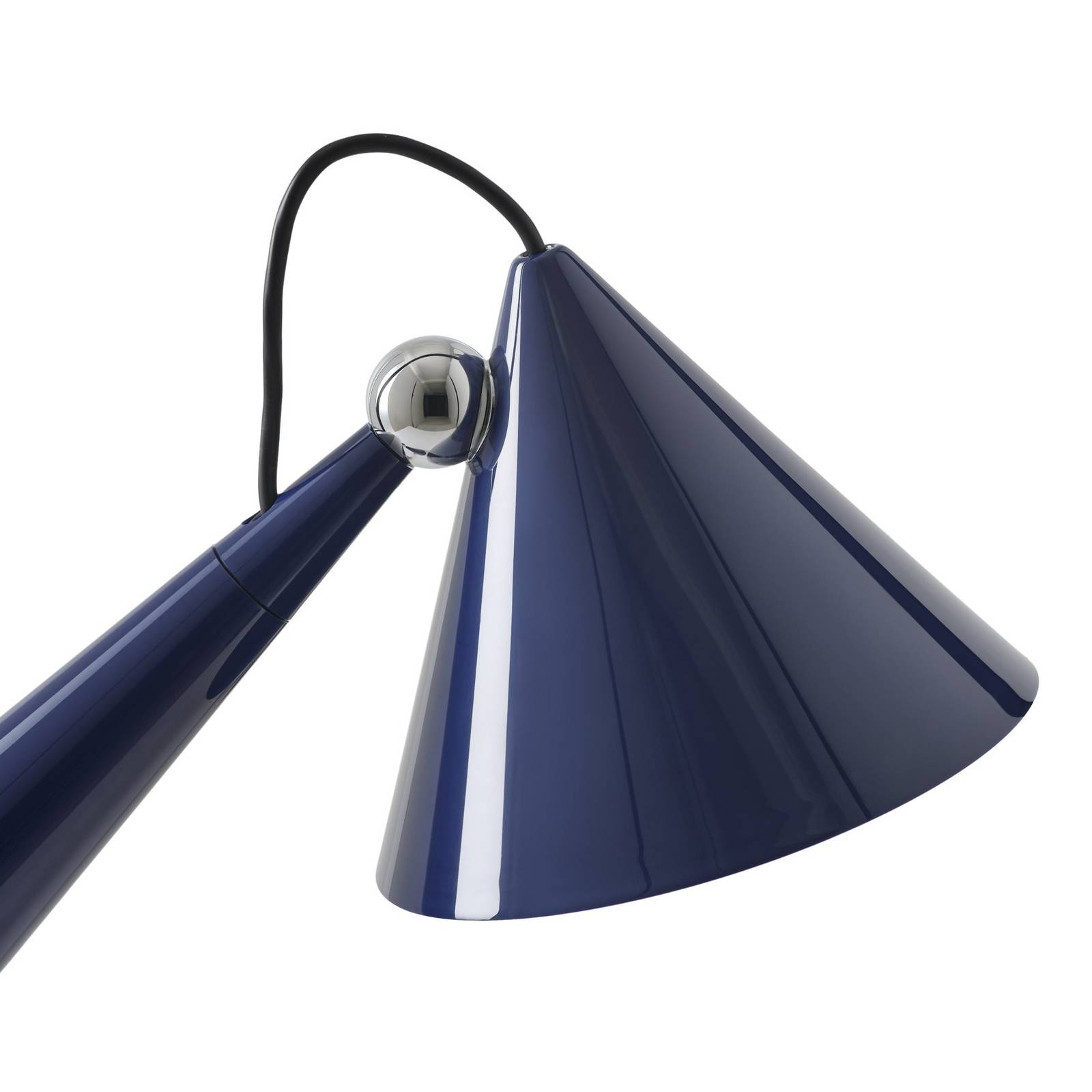 Tom Dixon LED tafellamp Pose, indigo, hoogte 25 cm