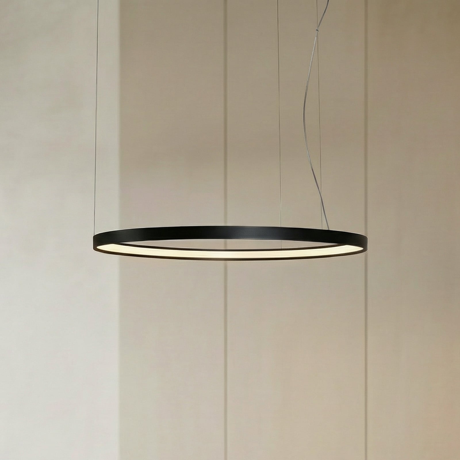 SOLLUX LIGHTING Lampă suspendată LED Rio 110 orientată orizontal 3.000K negru - Bucătărie - Modern - Aluminiu