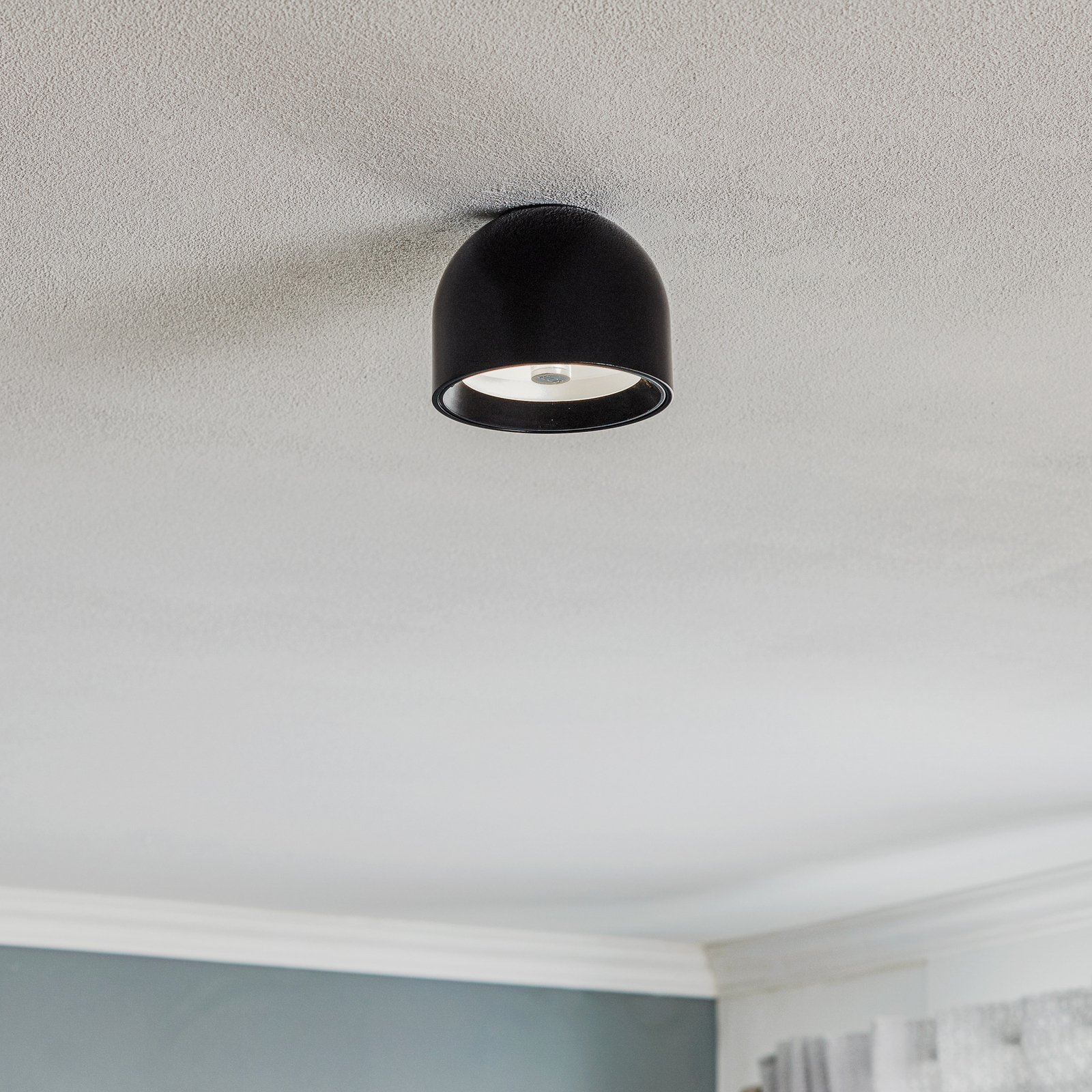 Wan Ceiling Lamp/Wall Lamp Black - Flos