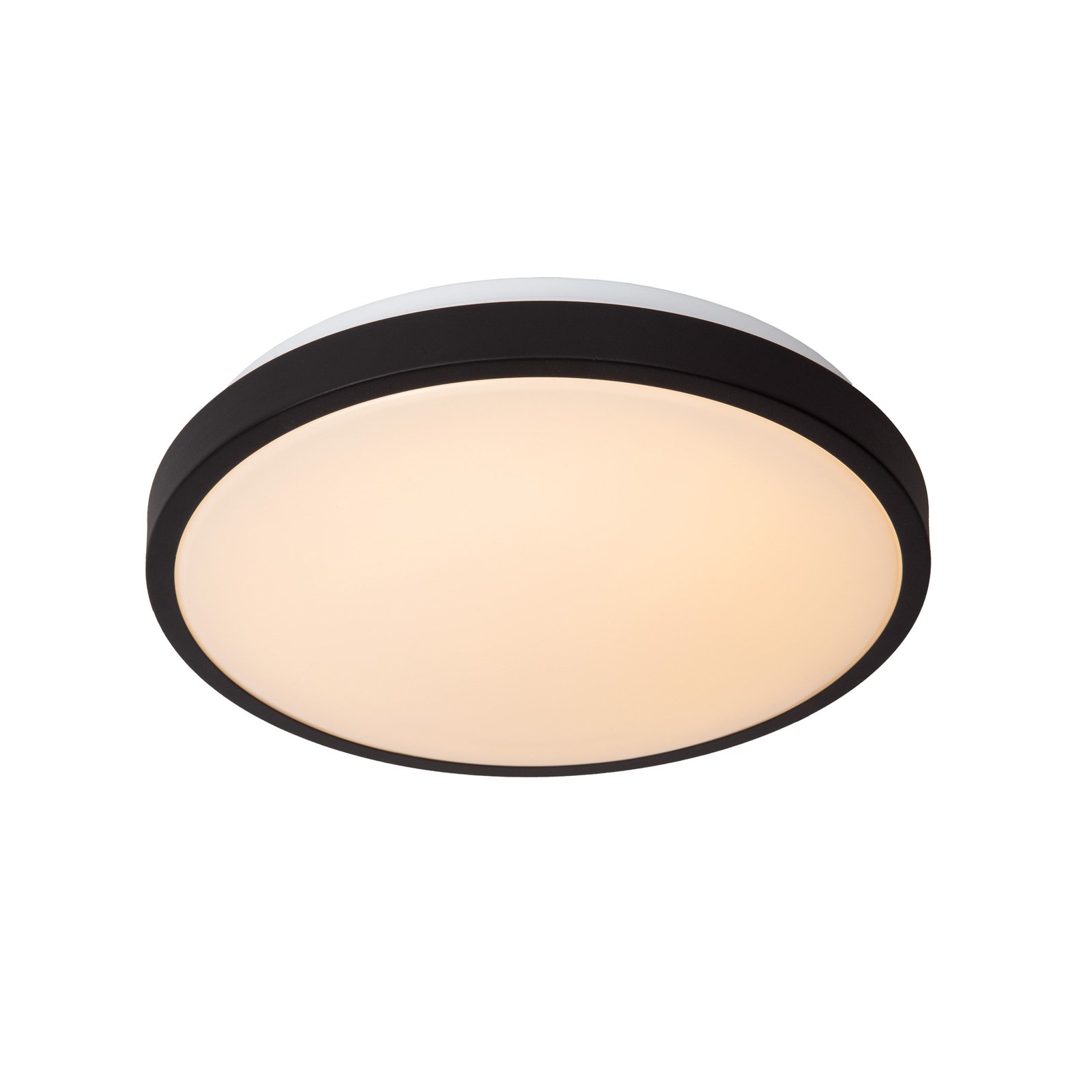 Plafonieră Dasher LED, negru, Ø 34,8 cm, 2700 K, IP44