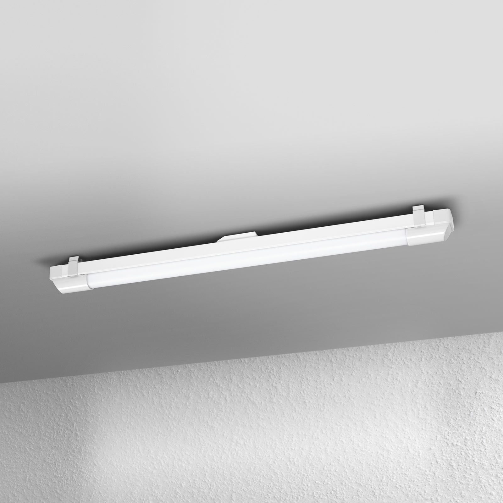 Ledvance Sottopensile LED Power Batten 600 Mm 24W Luce Calda 3000K, Corpo In Lamiera D'acciaio