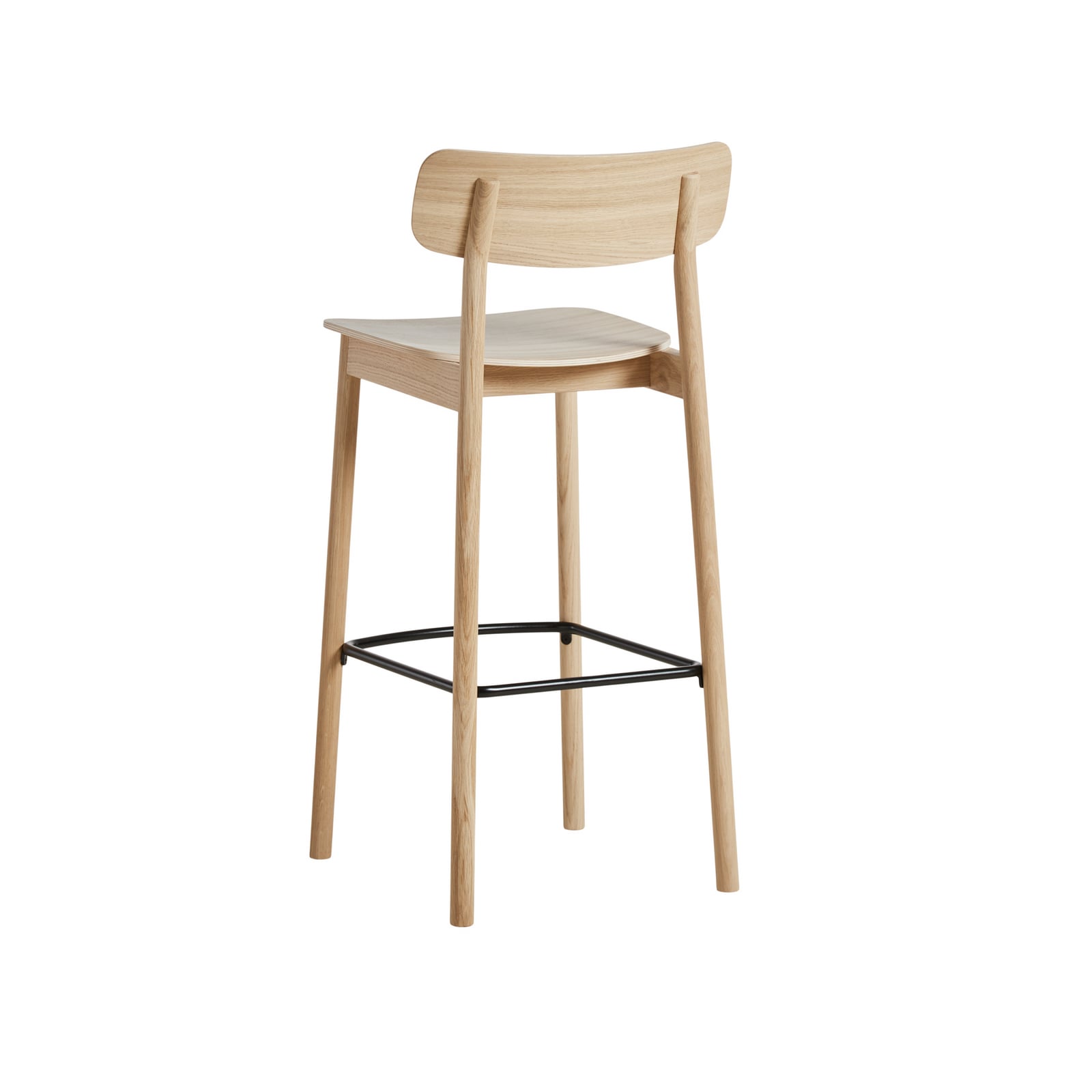 Tabouret de bar Soma, bois clair, hauteur 101 cm, chêne - Woud Tabouret de bar Soma, bois clair, hauteur 101 cm, chêne - Woud