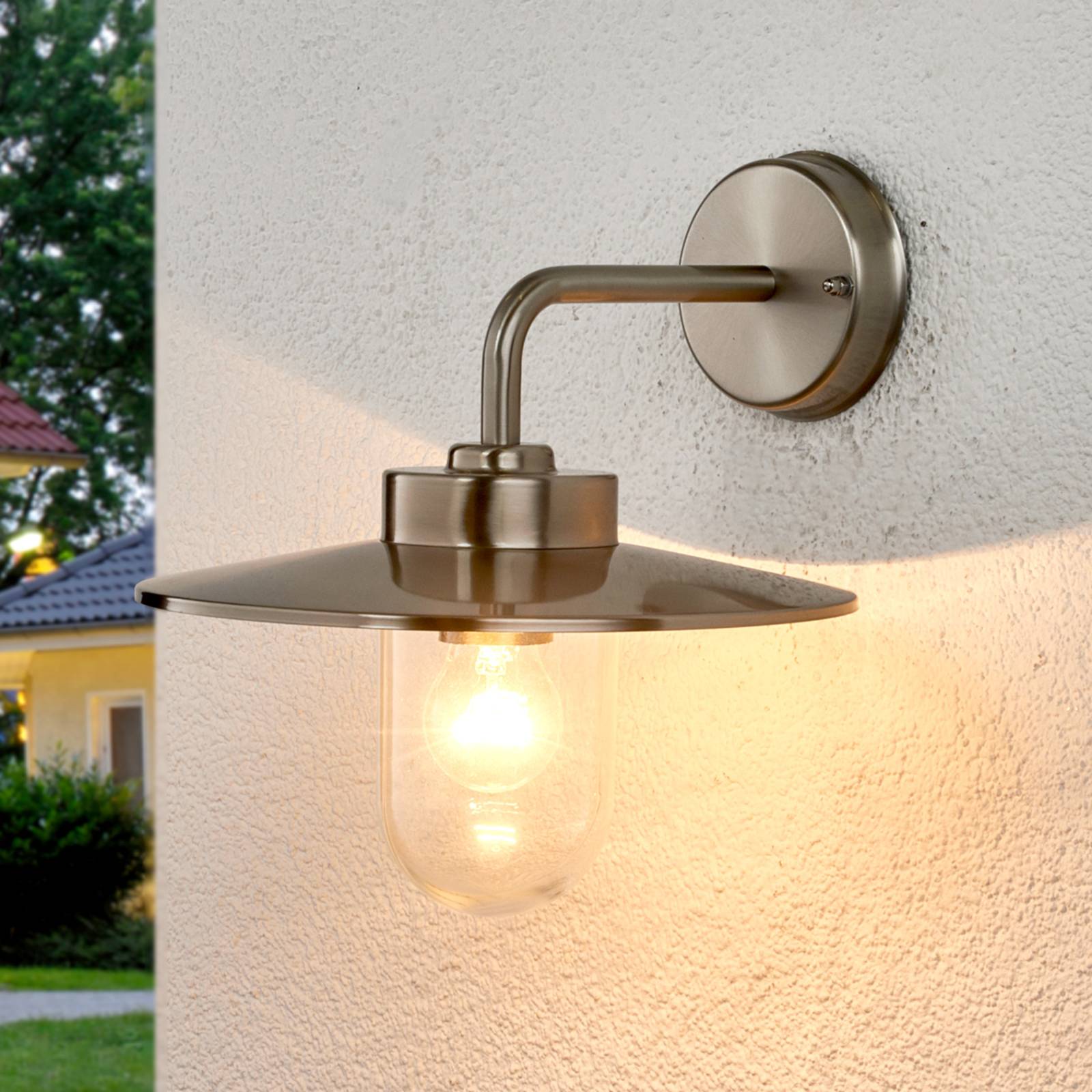 Lindby Outdoor Wall Light - Modern - Silver