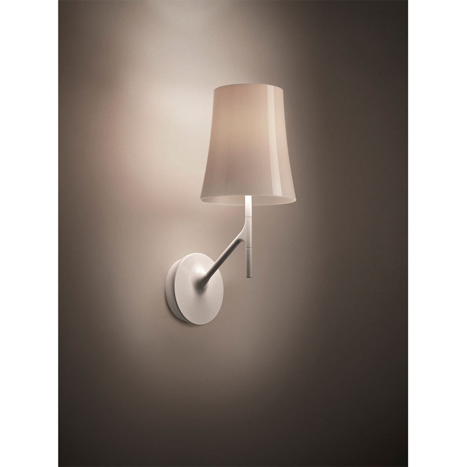 Birdie Vägglampa White Foscarini - Vardagsrum - Metall