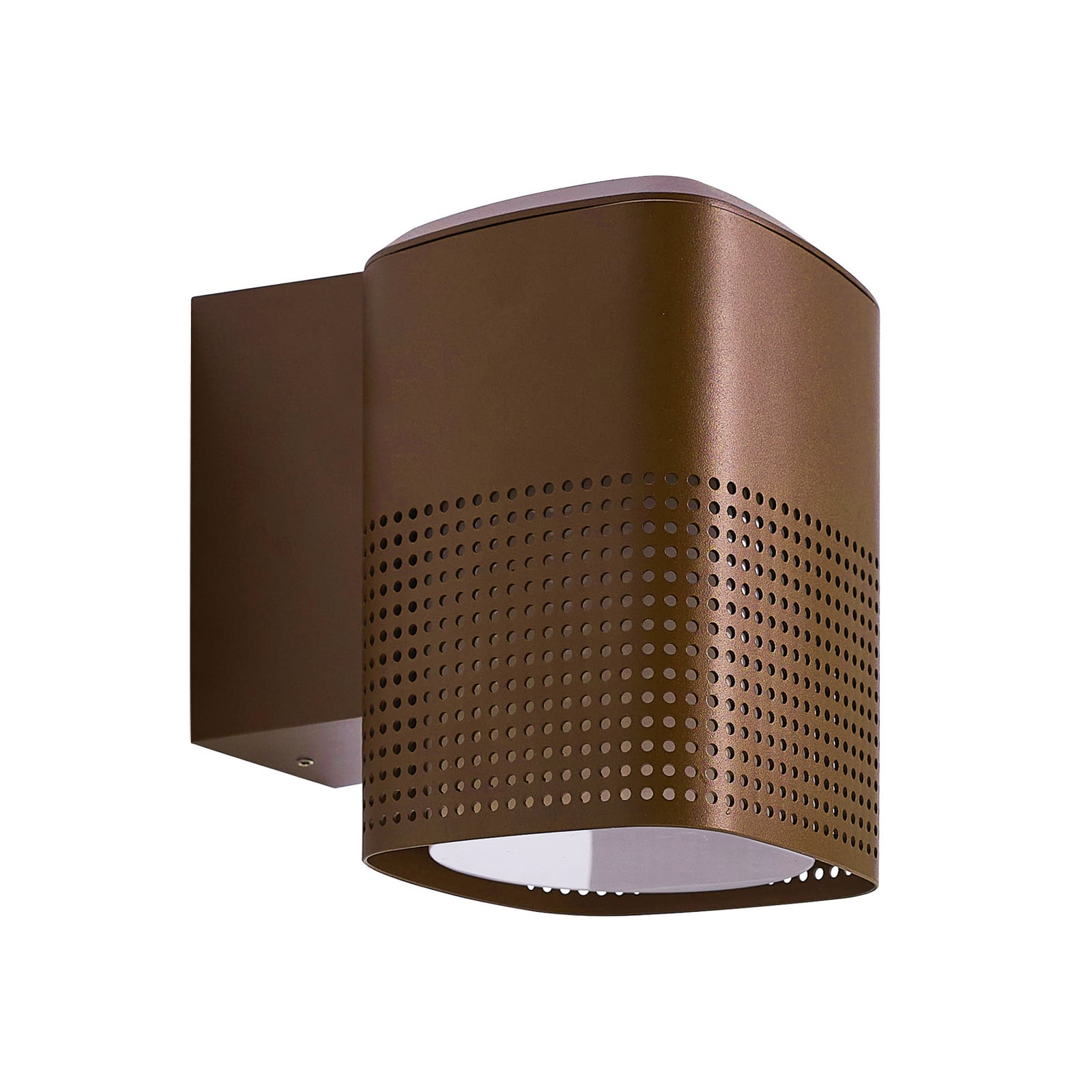 Venkovní nástěnné svítidlo Sidara Seaside, hnědé, IP54, E27