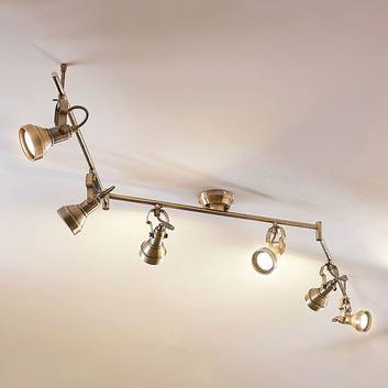 Perseas loftlampe, 6 lyskilder, GU10