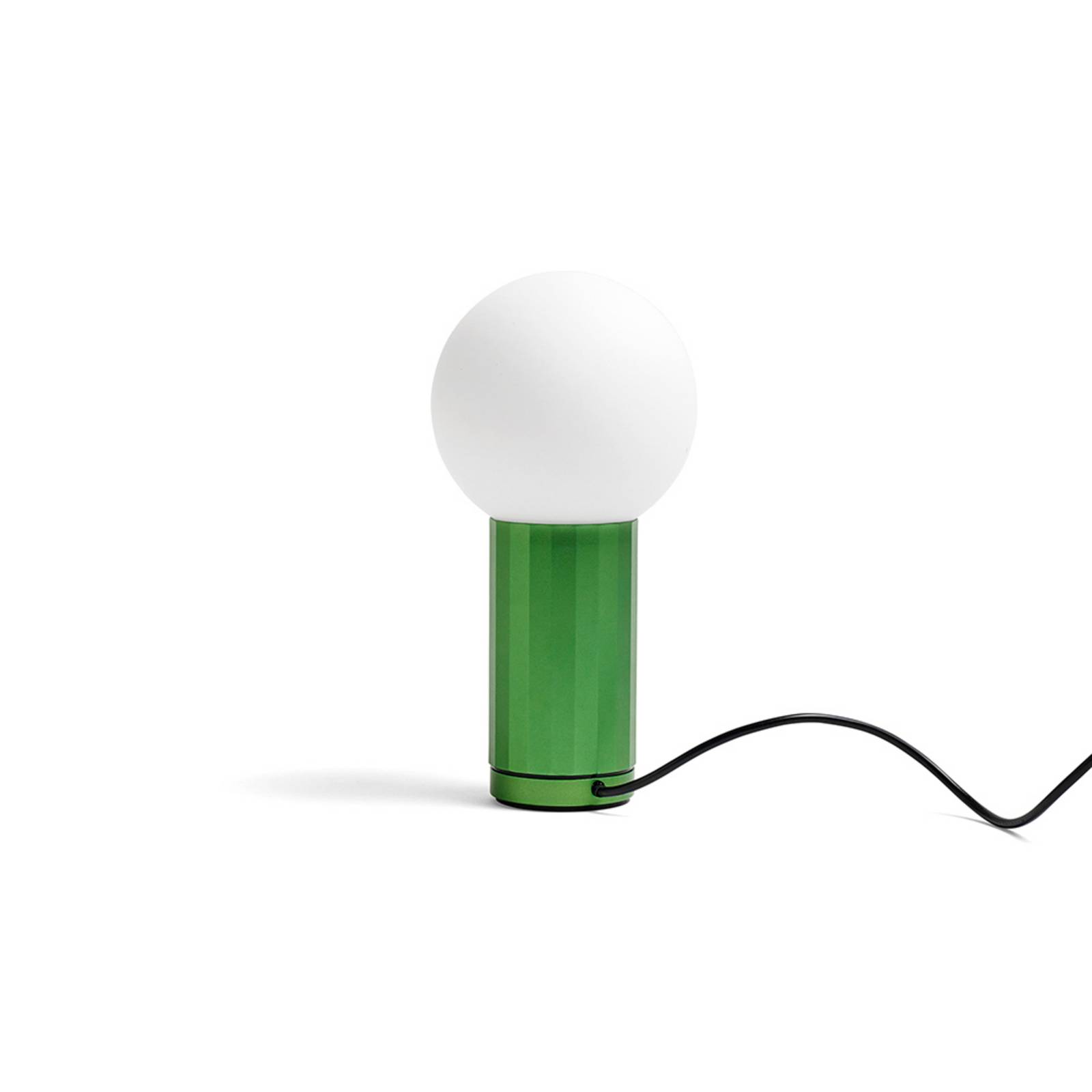 HAY Turn on LED-Tischlampe mit Dimmer Fuß grün
