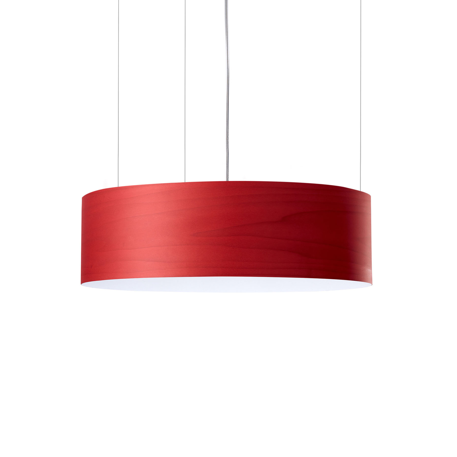 LZF Gea Slim lámpara colgante LED 0-10V dim, rojo