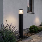 Lucande LED-pollare Darja, antracit, metall, 100cm, IP54