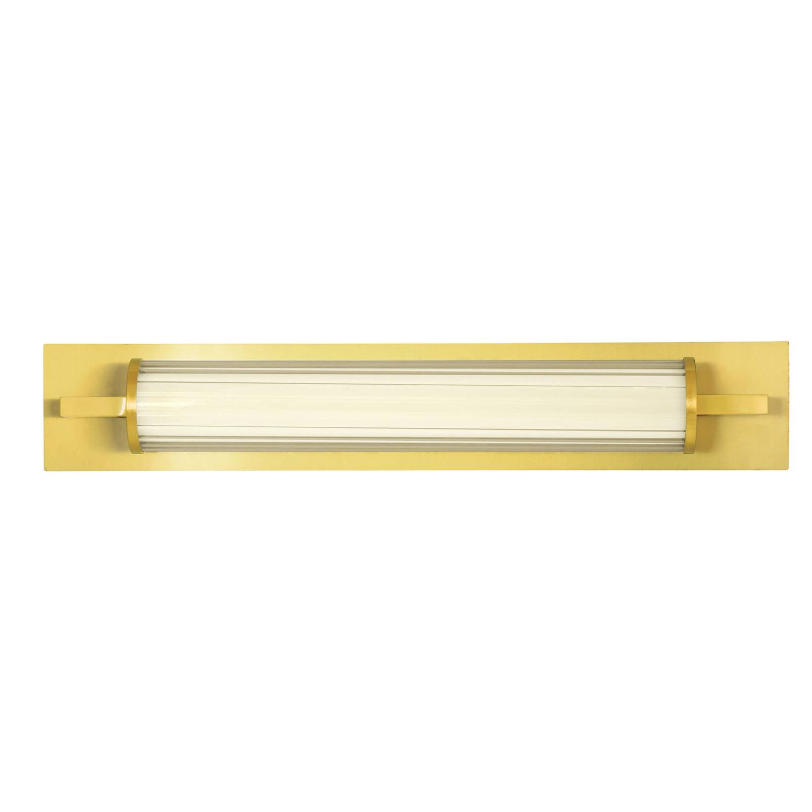Image of Applique LED Frida, verre, blanche/dorée, en tube 5201769086884
