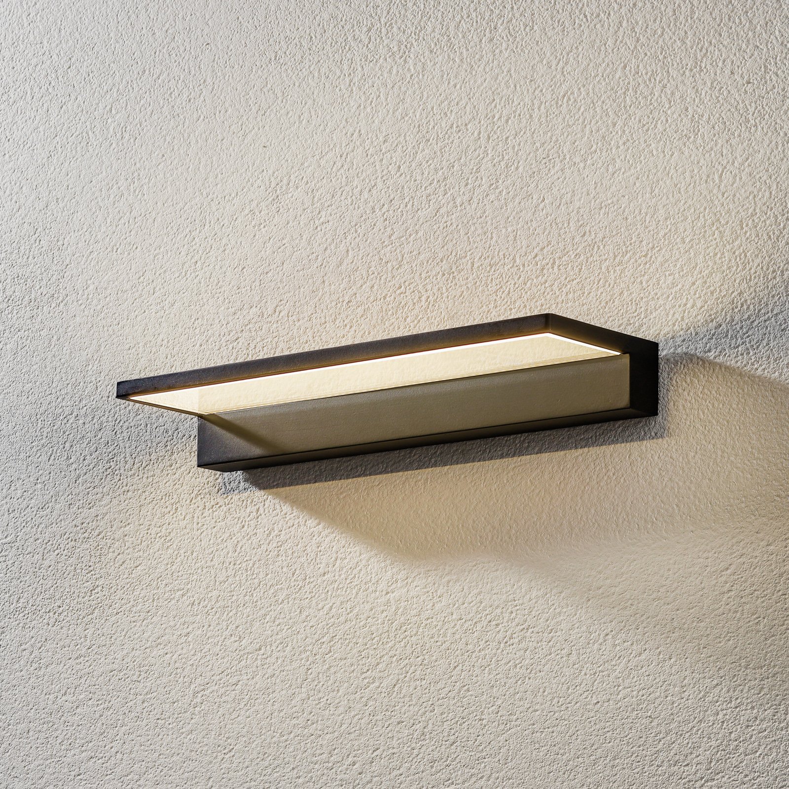 serien.lighting Crib Wall LED-Wandlampe, schwarz