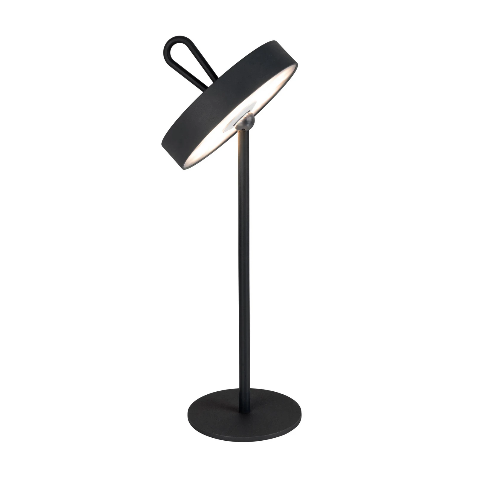 Nabíjateľná stolová lampa Ella LED, magnetická, čierna