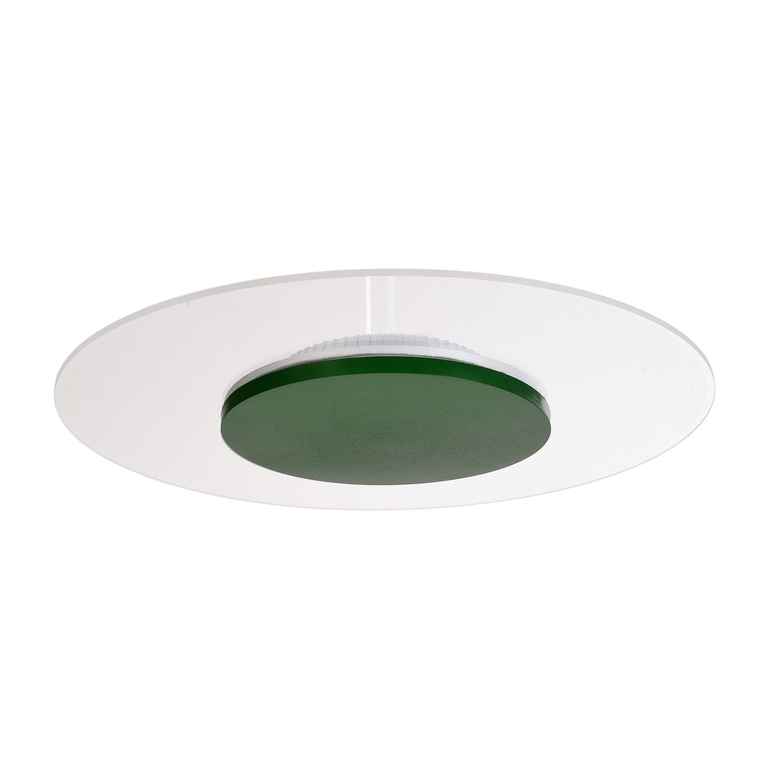 LED-taklampa Zaniah, 360°-ljus, 24W, grön