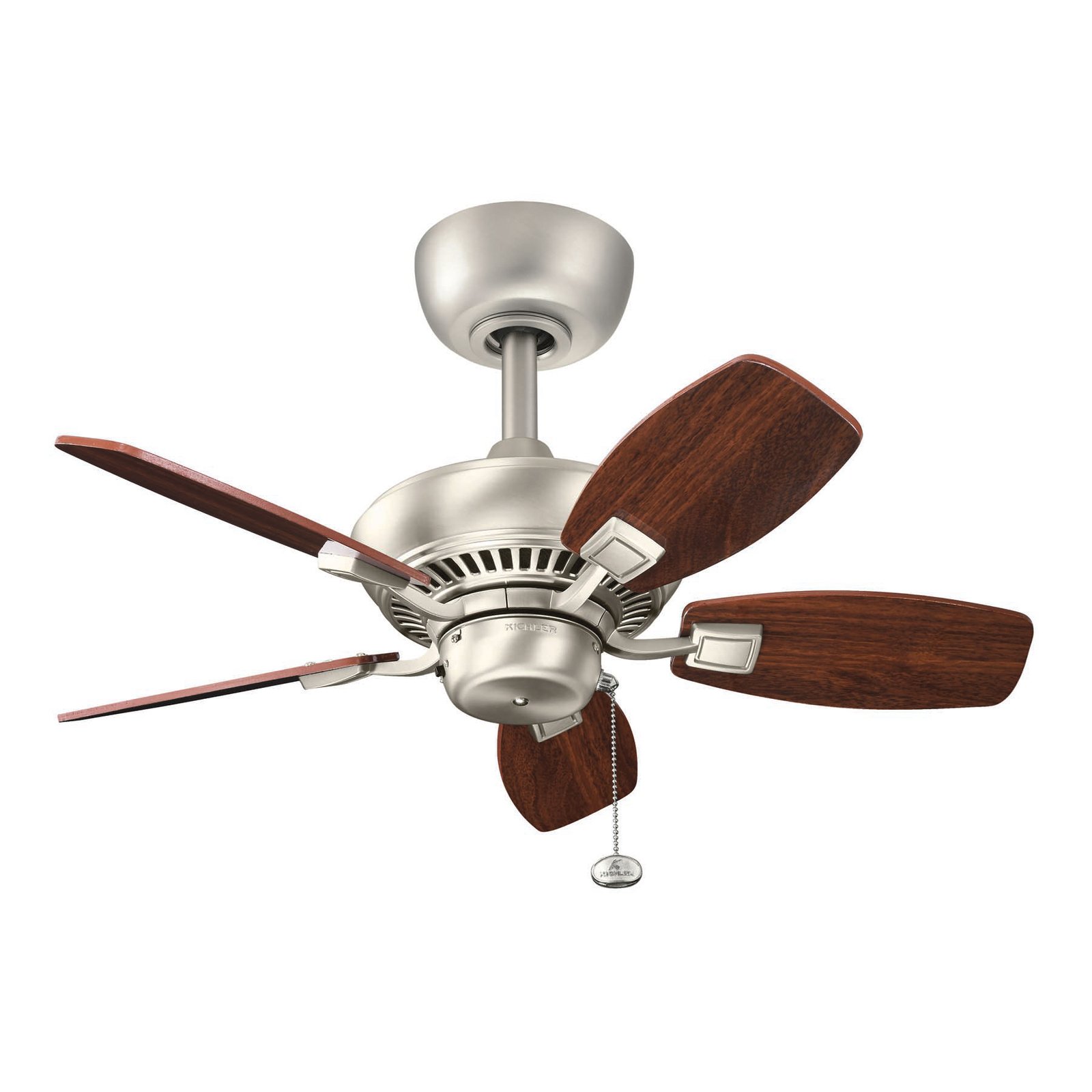 Canfield 30 ceiling fan, brushed nickel