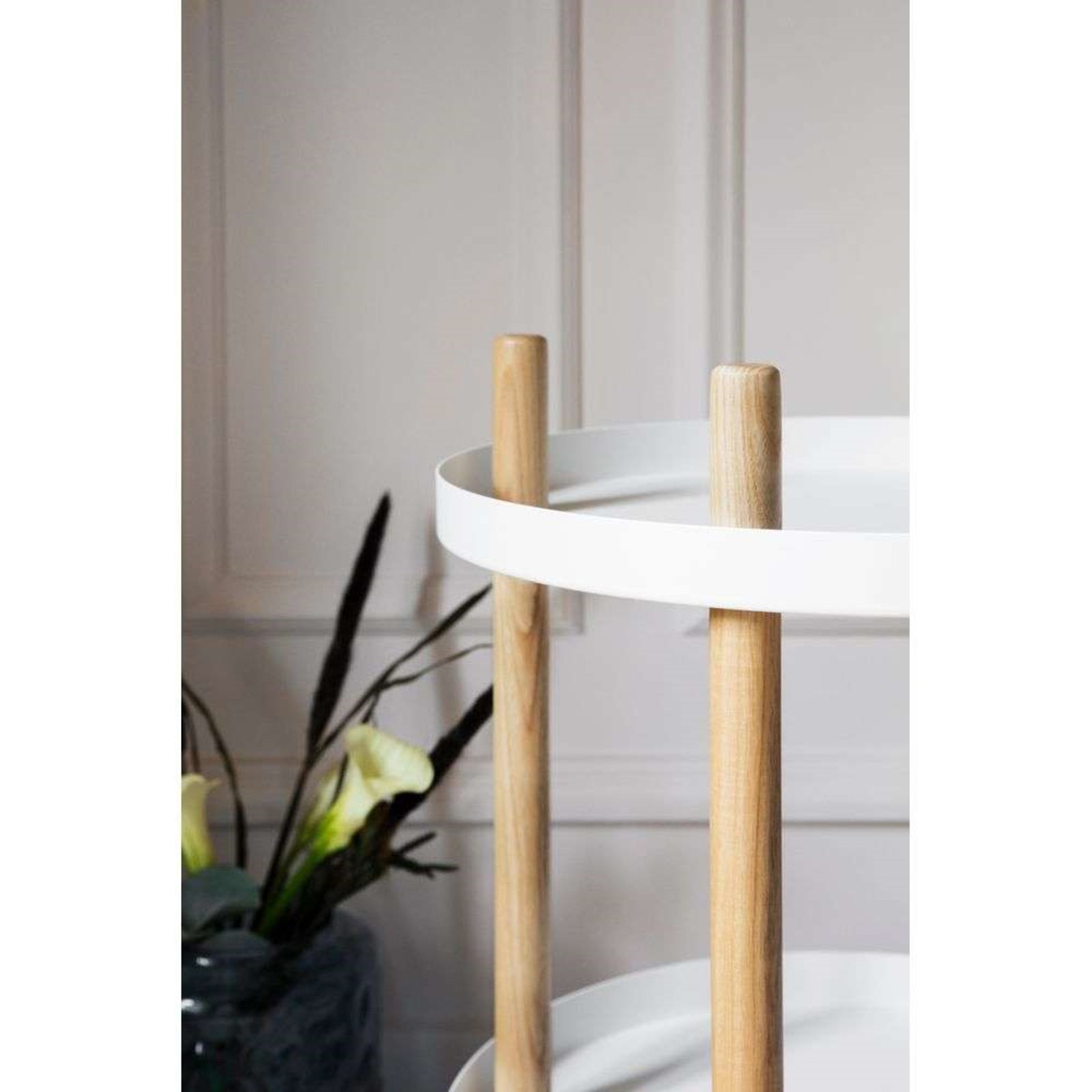 Block Table Ø45 White - Normann Copenhagen