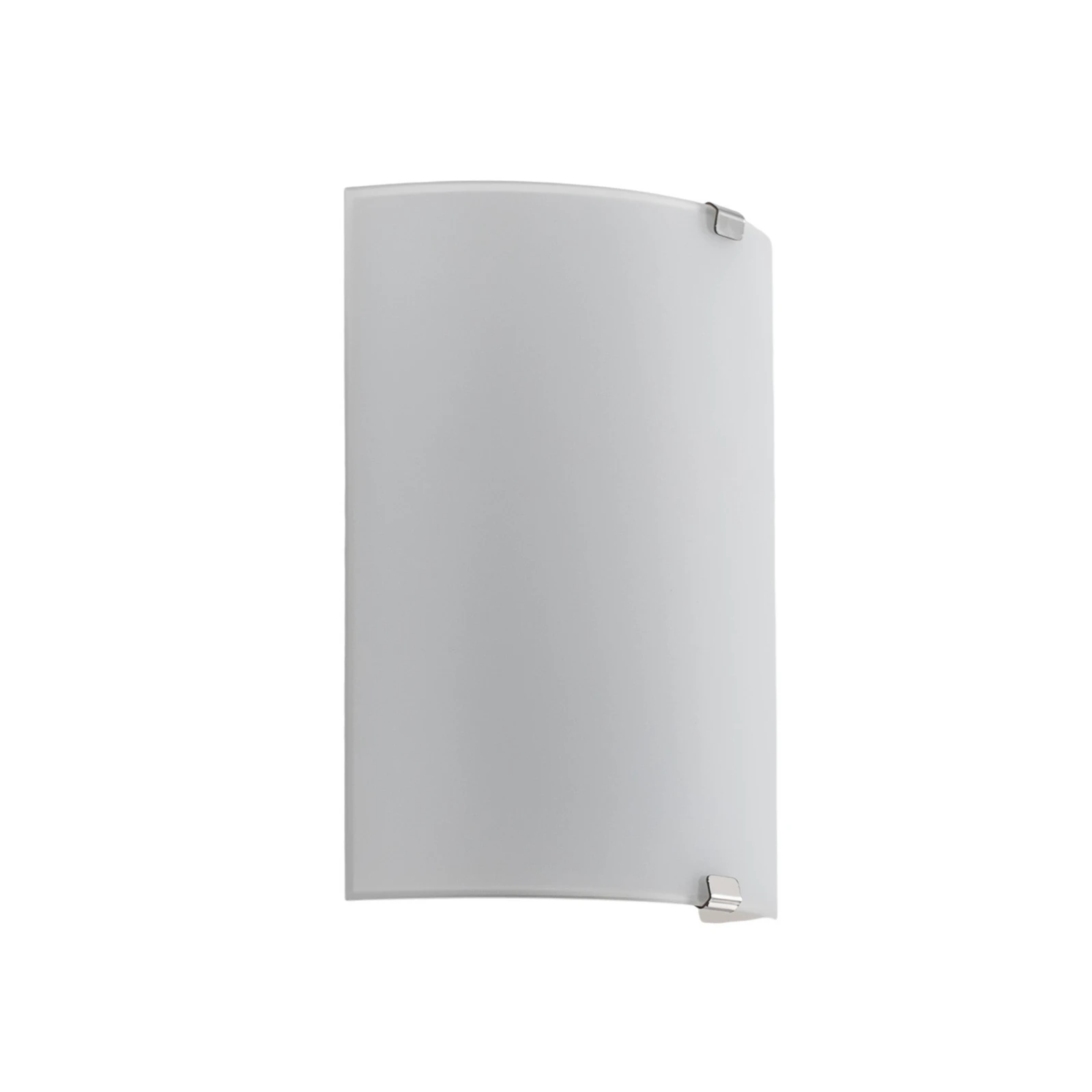 Applique murale Lindby « Phil », blanche, en verre, hauteur 21 cm