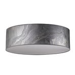 LeuchtNatur Discus ceiling lamp 50cm slate stone