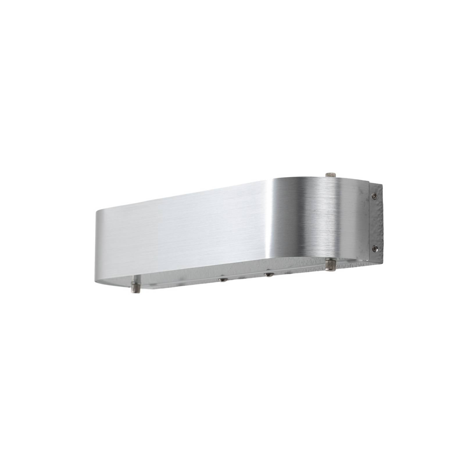 Wandleuchte Nika mit E14-Fassung, Aluminium