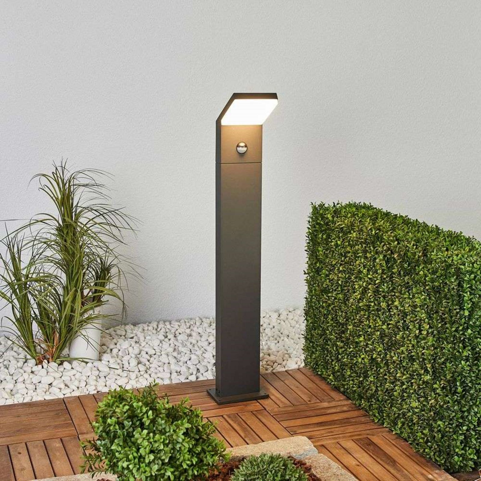 Yolena Lampă de Grădină de Exterior w/Sensor H100 Dark Grey/White - Arcchio