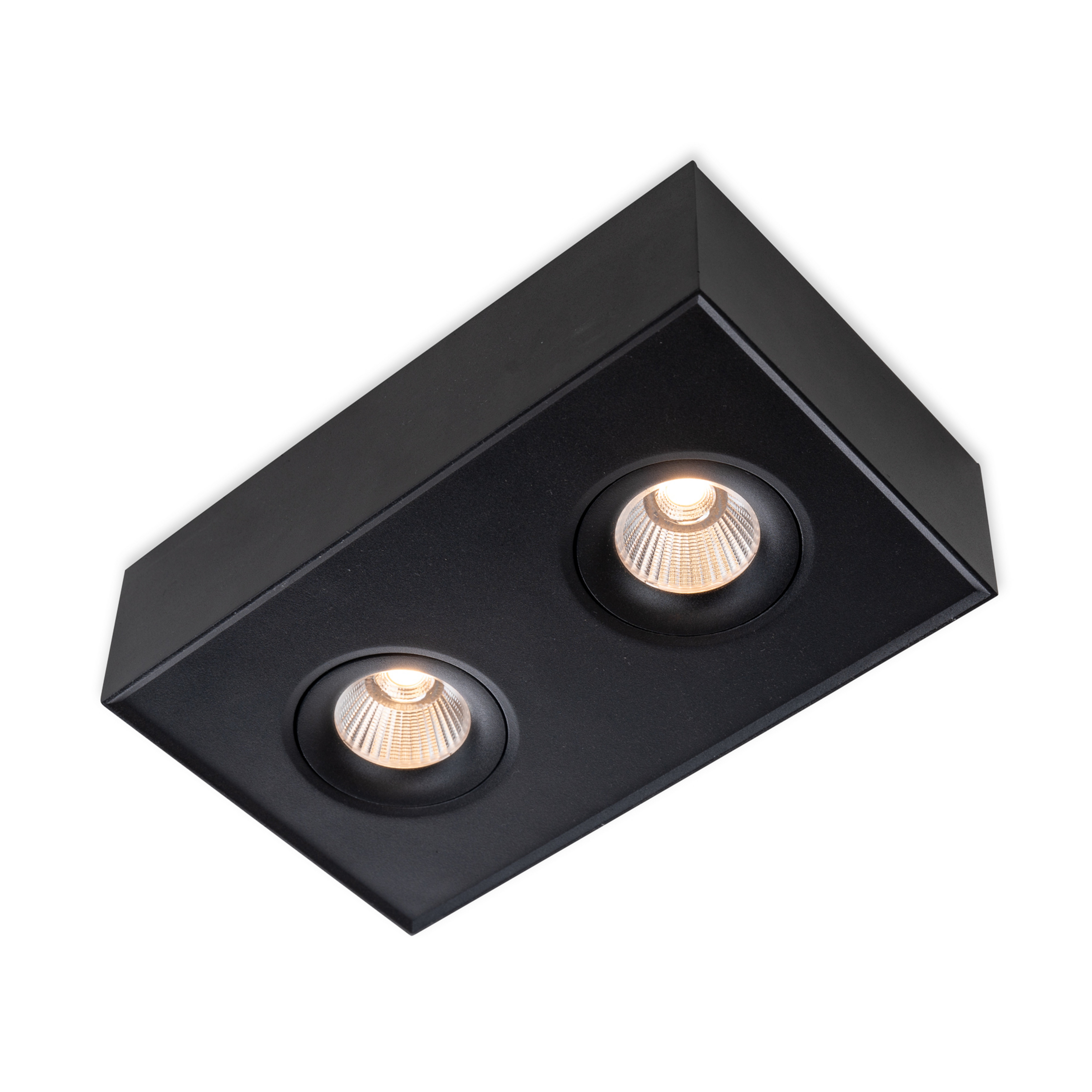 SLC DL04 Surface X2 luminaire saillie 3 000K noir