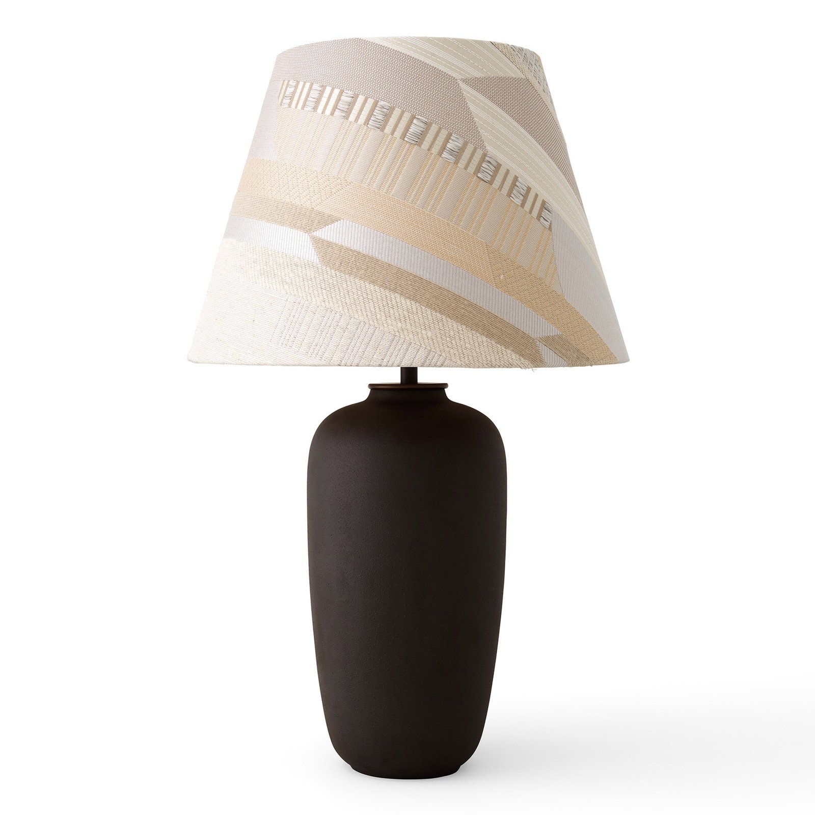Audo Torso lámpara de mesa LED marrón/crema, 57 cm