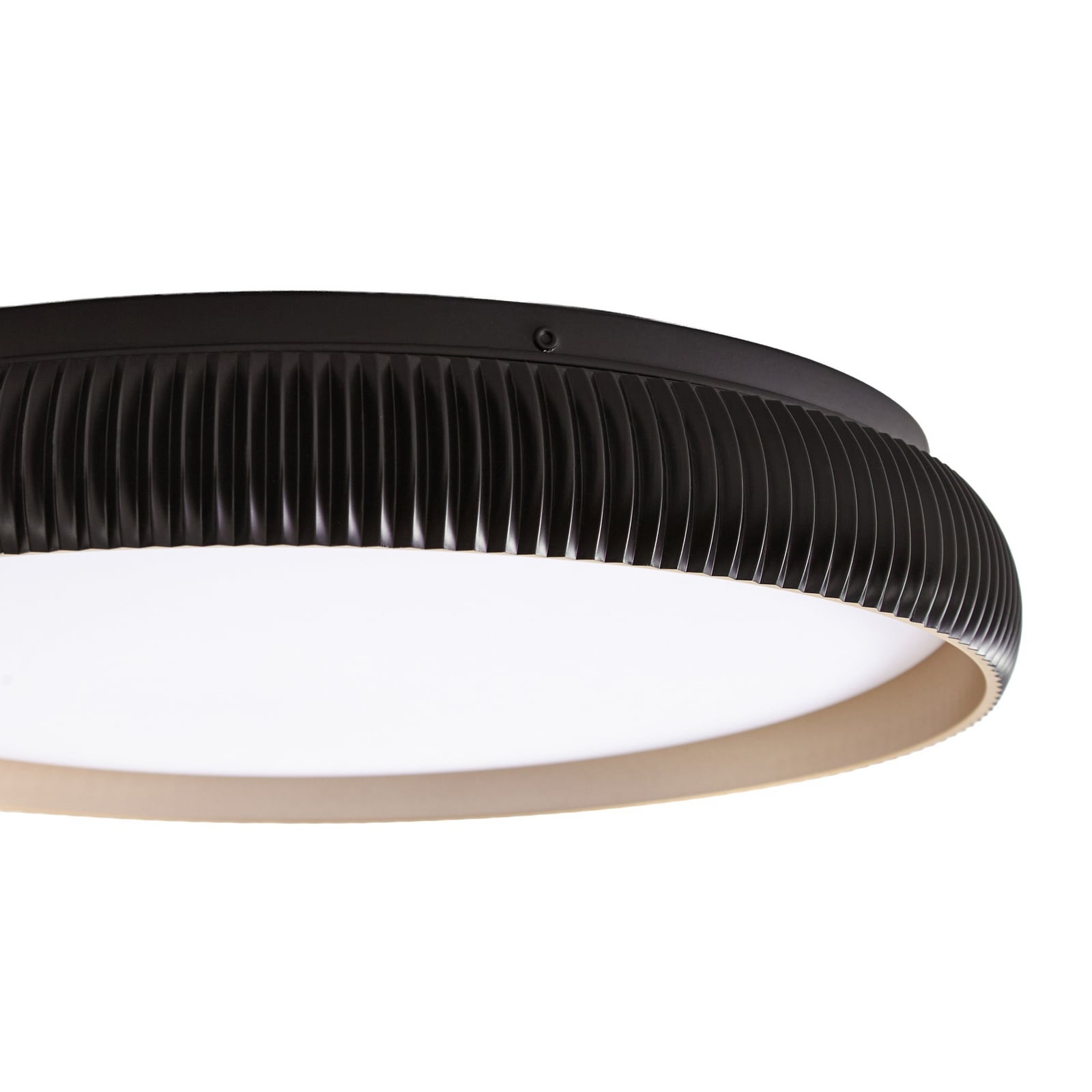Lindby LED-Deckenlampe Jovian, schwarz, Ø 40cm, CCT, dimmbar Lindby LED-Deckenlampe Jovian, schwarz, Ø 40cm, CCT, dimmbar