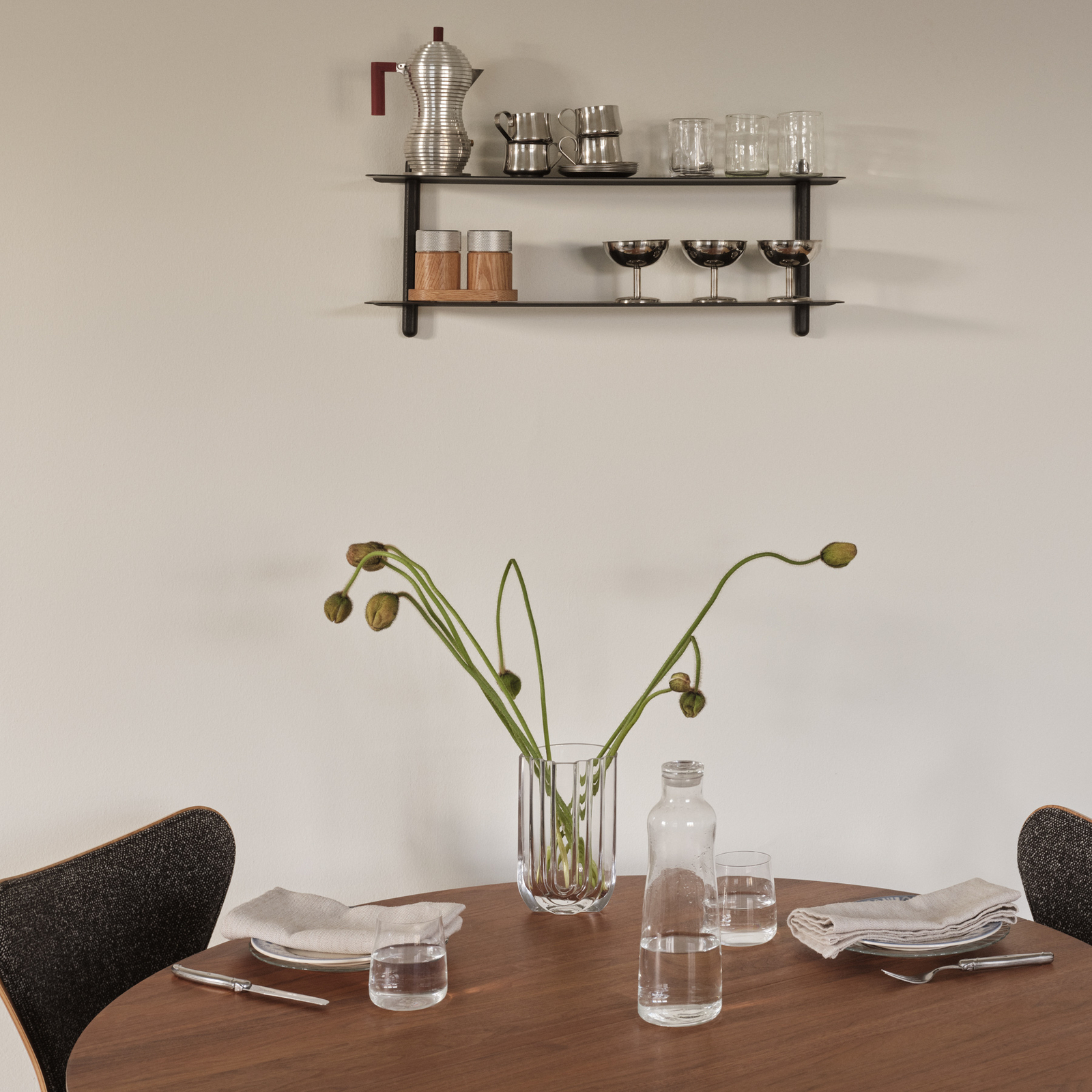 Vima-vaas, helder, hoogte 20 cm, glas - GEJST