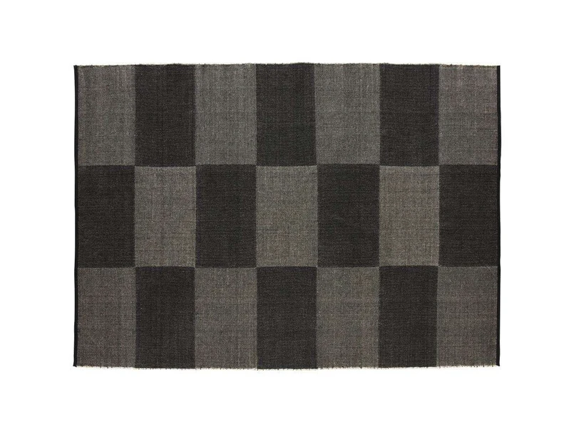 HAY – Check Rug Large Check 170×240 Black