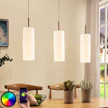Lindby Smart lampa wisząca LED Felice, aplikacja