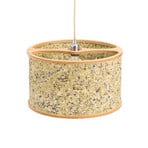 ALMUT 2610 pendant light Ø 45cm, oak wood and hay