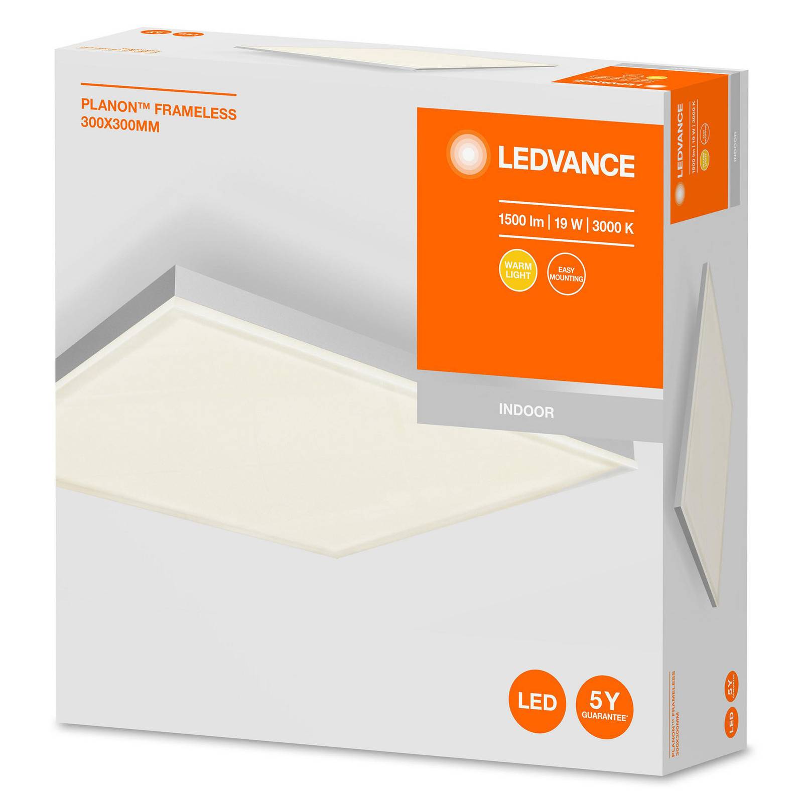 Ledvance Planon Frameless Square panel LED 30x30cm