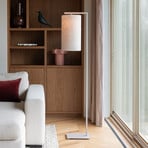 IT'S ABOUT ROMI Lampadaire Boston, Ø25cm, gris clair/couleur sable