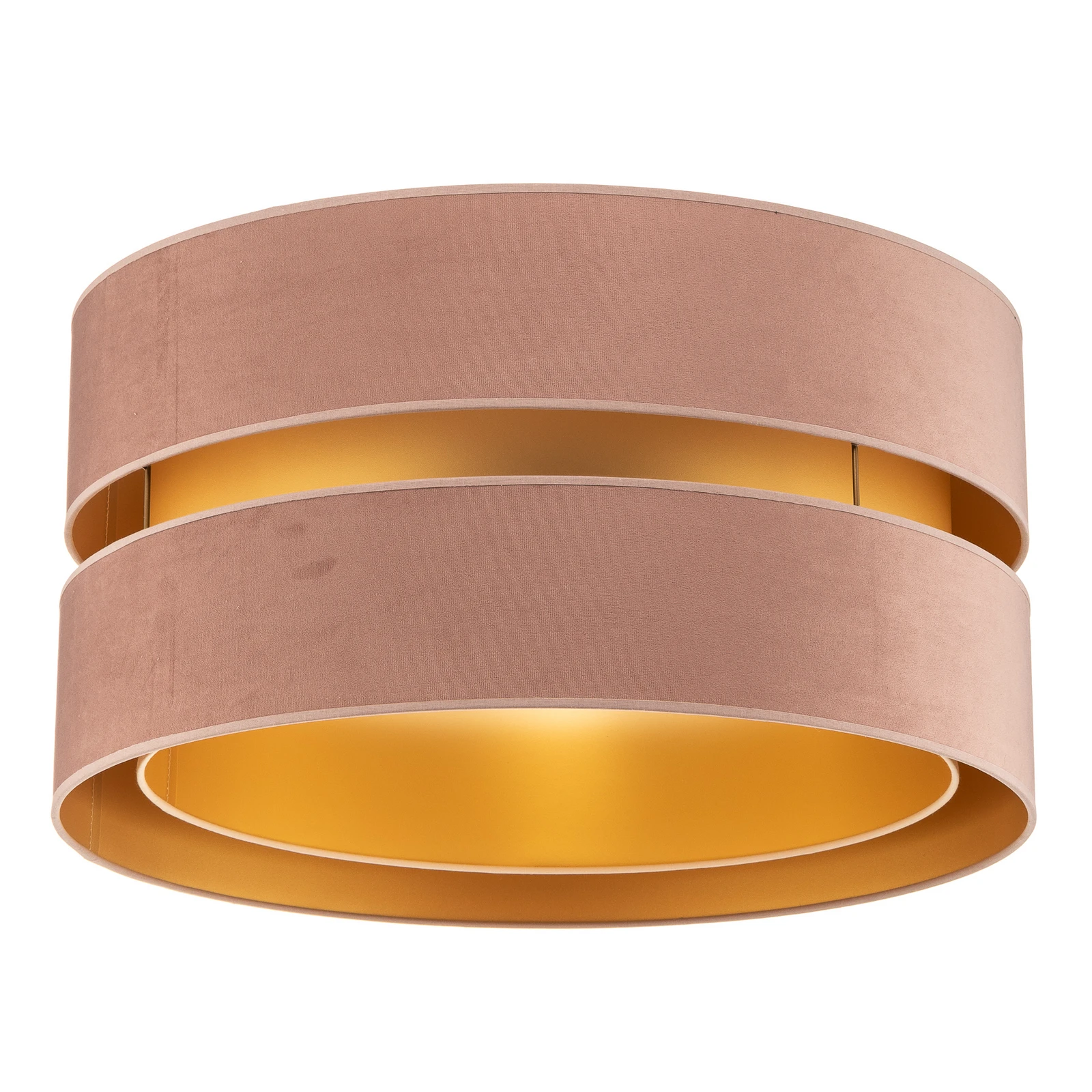 Stropna lampa Golden Duo Ø 60cm svijetlo ružičasta/zlatna