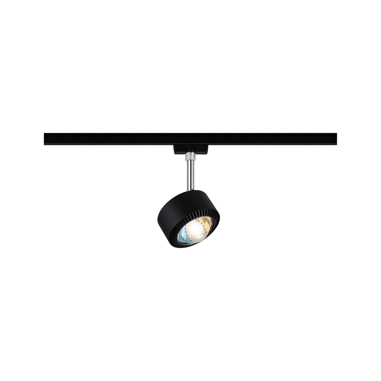 Paulmann URail Aldan foco LED, negro mate, metal, CCT