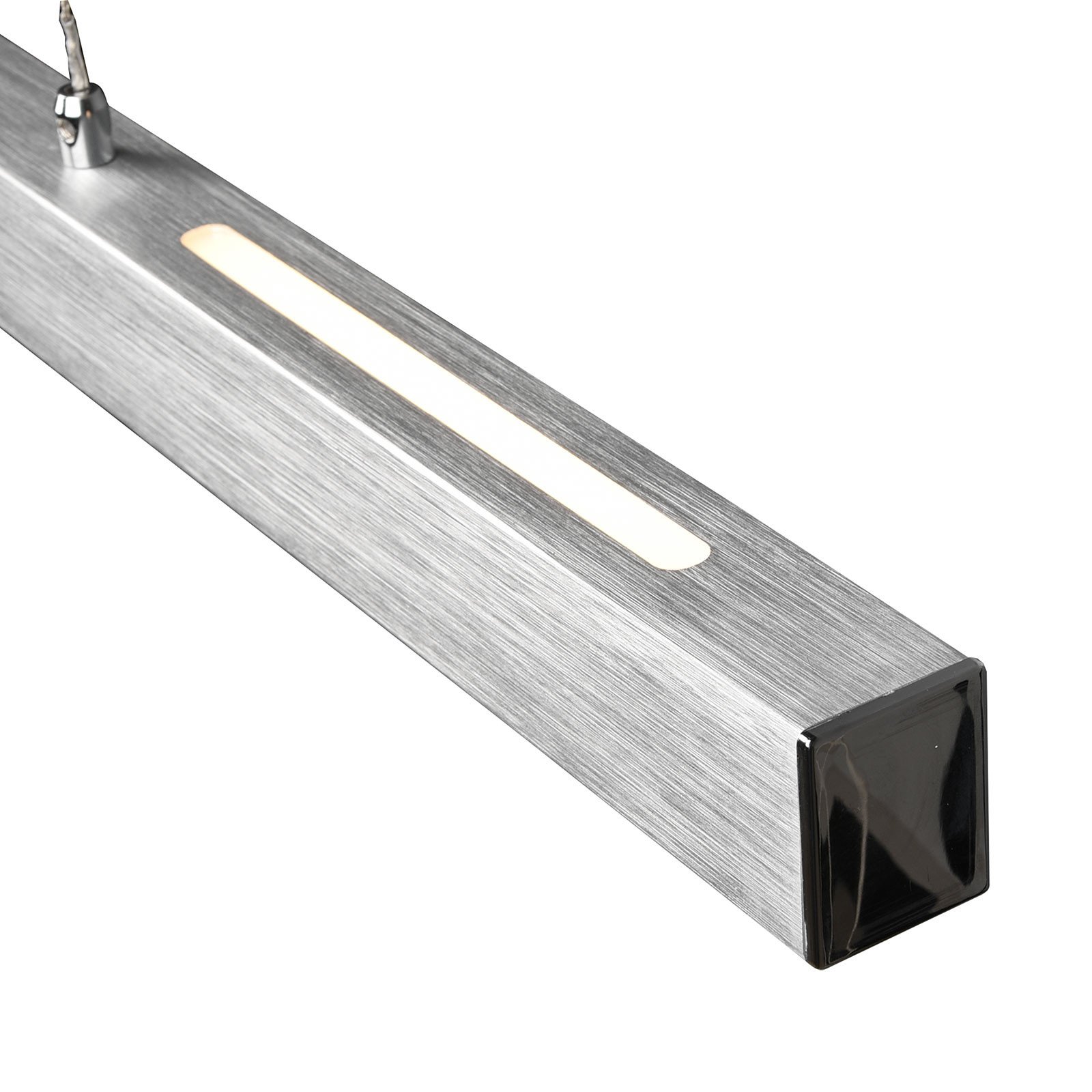 Reality Leuchten Lampă suspendată LED Paros cu Switchdimmer alu - Camera de zi / sufragerie - modern - aluminiu periat - Metal
