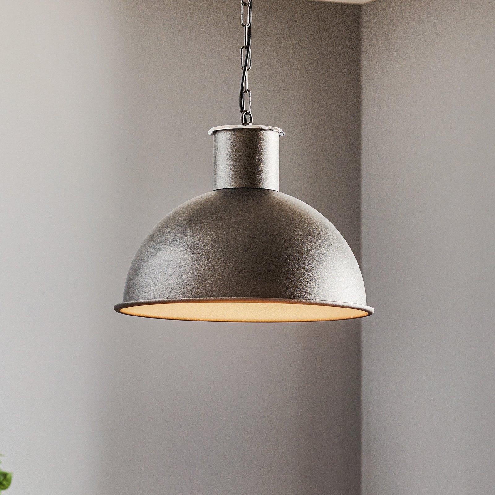 Hanglamp Emoti, 1-lamp, antraciet