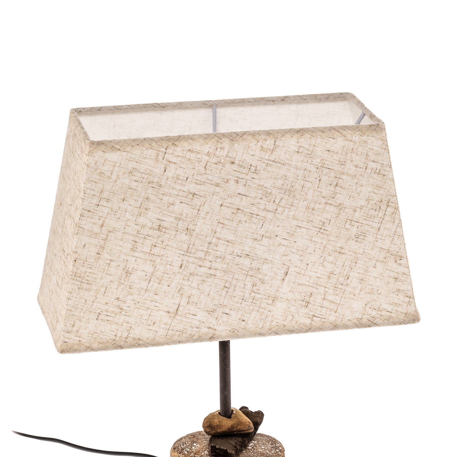 Seregon bordlampe med stoffskjerm, høyde 39 cm
